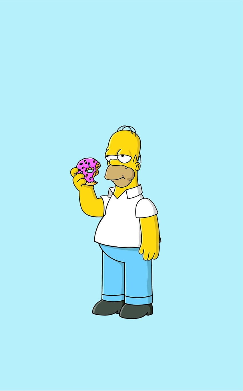 Rosquinhas Simpsons, Donuts Homer Papel de parede de celular HD