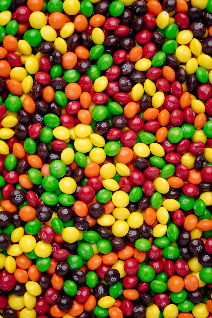 gelbe, rote und grüne runde Früchte – Schokoladenfabrik Willy Wonka HD-Handy-Hintergrundbild