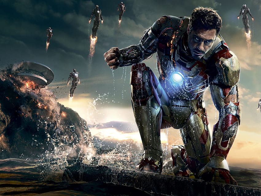 Iron Man 3 (2013) U 4:3 fondo de pantalla