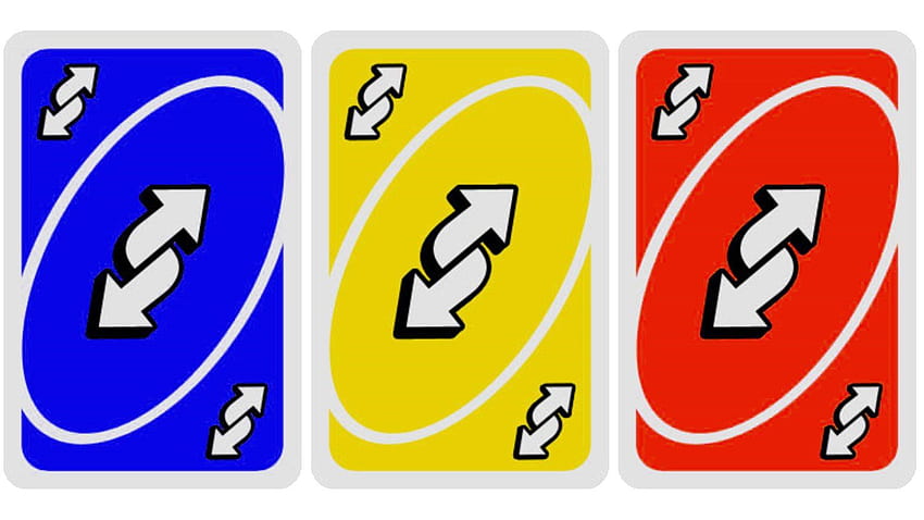 Download A Bright Yellow Reverse Uno Card Wallpaper