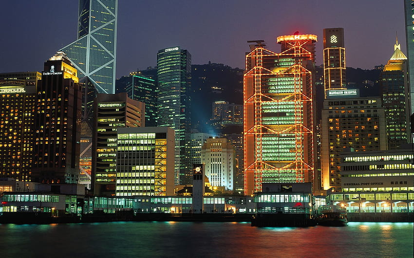 1 Hong Kong Victoria Harbour, Hong Kong Scenery HD wallpaper