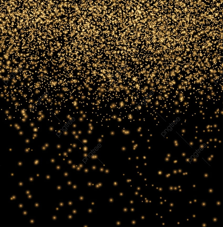 Gold Glitter Texture On Black Background, Golden, Glitter, Sparkle PNG and  Vector with Transparent Background for HD phone wallpaper | Pxfuel