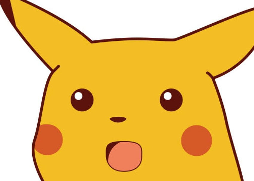 Surprised Pikachu, Pikachu Face HD wallpaper