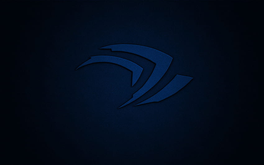 Logo blu Nvidia, grunge blu, Nvidia, marchi, creatività, logo Nvidia 3D, arte grunge, logo Nvidia per con risoluzione. Alta qualità Sfondo HD