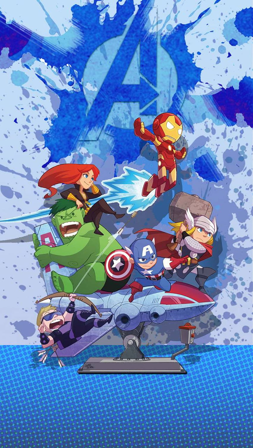 Avengers Cartoon, Avengers Cartoon Characters HD phone wallpaper