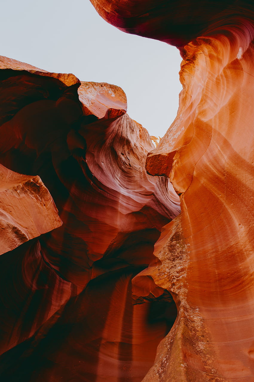 Nature, Canyon, Rocks, Brown, Relief, Wavy HD phone wallpaper