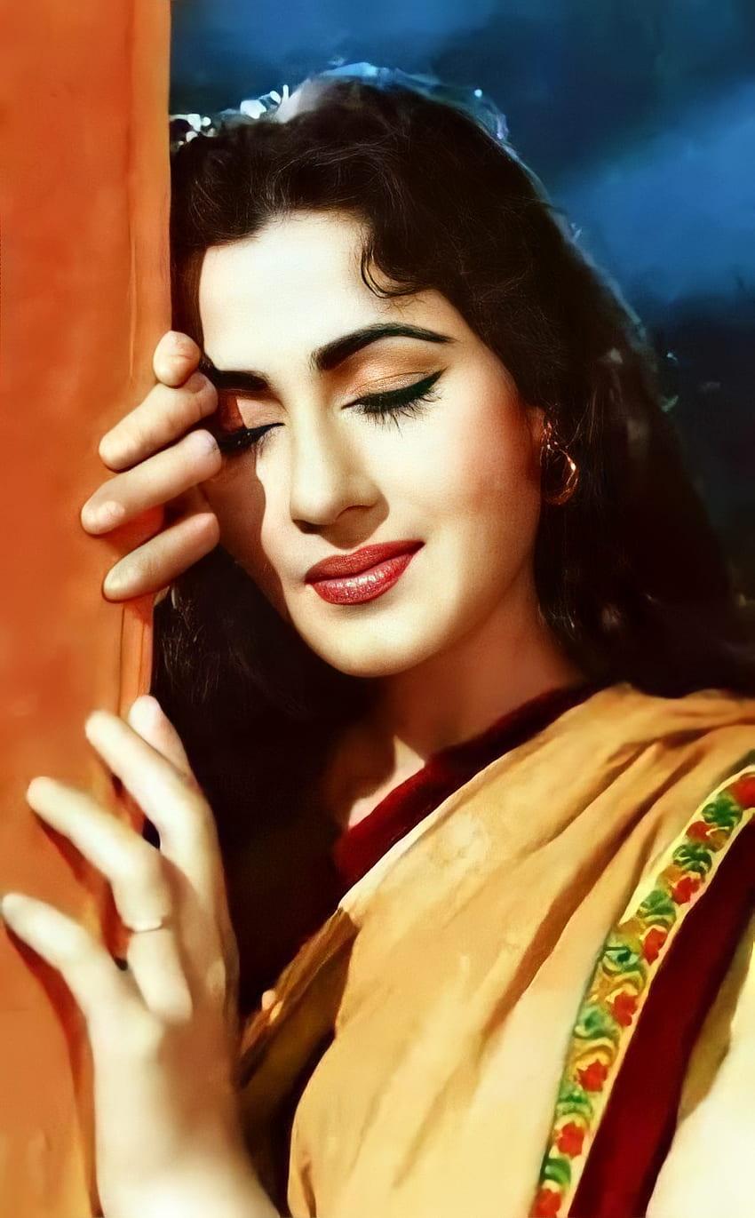 Madhubala, Bollywood_actress, eye_liner HD phone wallpaper