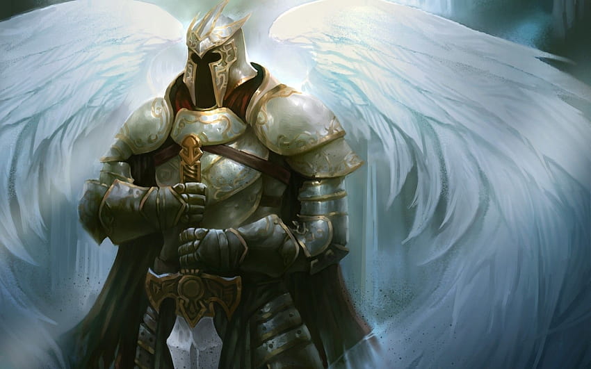 Ange Gardien - Fantasy Art Angel Knight -, Ange Guerrier Fond d'écran HD