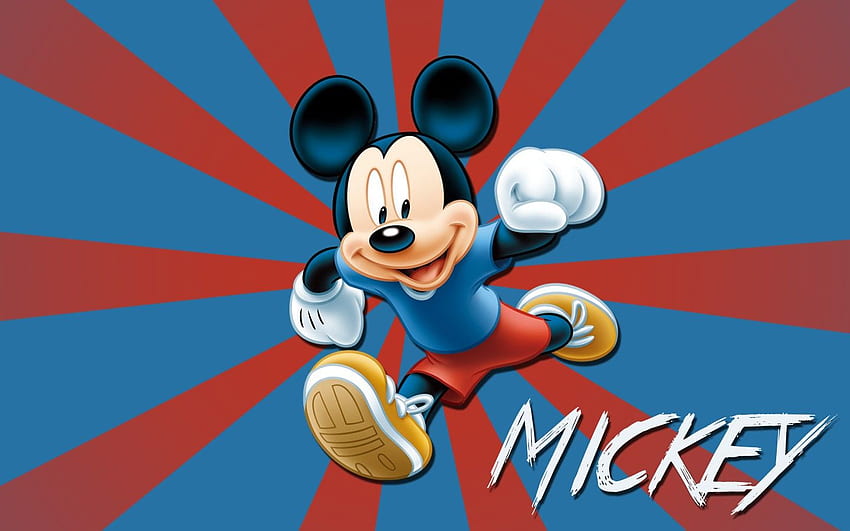 Disney Mickey Mouse Running, Mickey Mouse Abstract HD wallpaper | Pxfuel