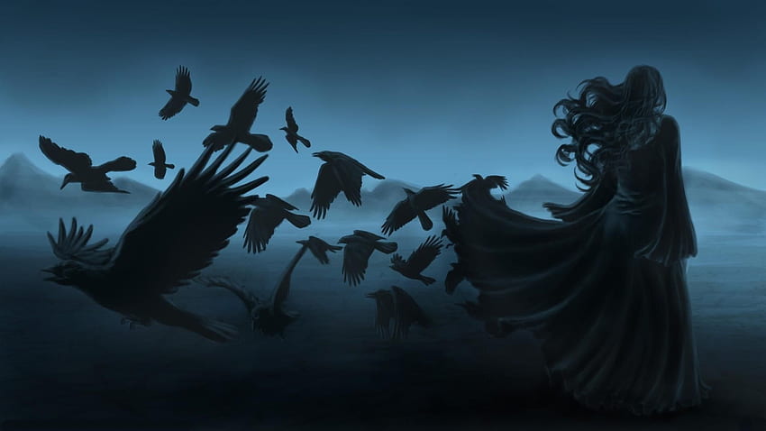 The Crow - Crow ,,Sześć wron Tapeta HD