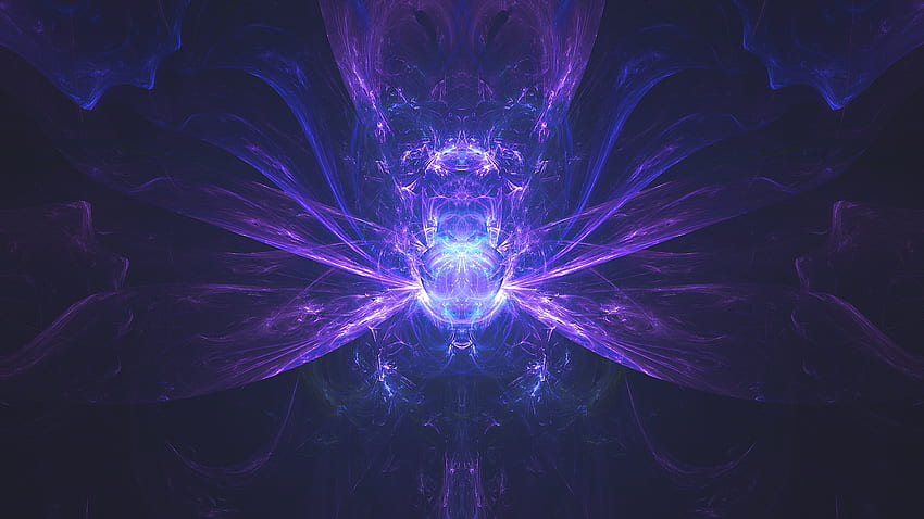 Dragonfly in Ultraviolet () :, UV HD wallpaper