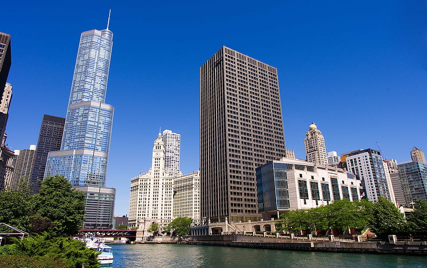 Day in Chicago. Wide of cities for android. Chicago, milwaukee, Cook, Illinois, Chicago Day HD wallpaper