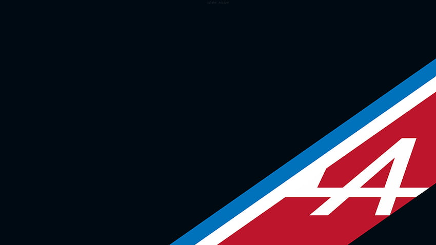 Minimalis Musim Dingin Livery Alpine F1 Team (dibuat oleh U Jake_azazzel) : R AlpineF1Team Wallpaper HD