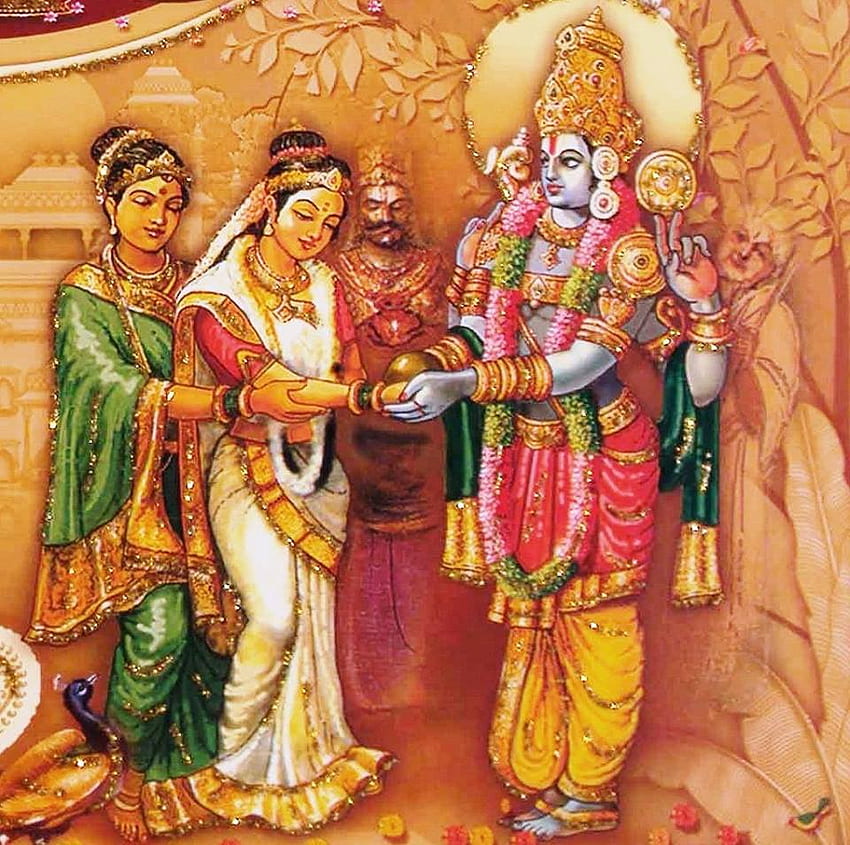 Srinivasa Kalyanam。 マハラクシュミ。 S.アイアンガー 高画質の壁紙