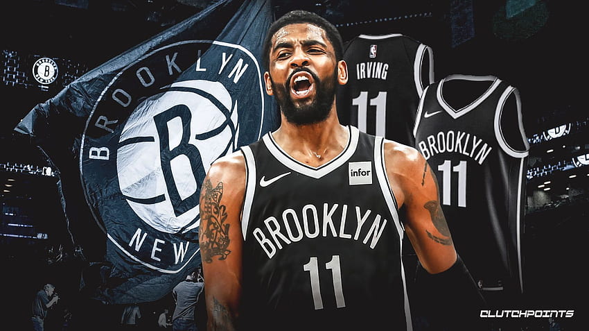 Wo stehen die Brooklyn Nets in der Eastern Conference?, Kyrie Irving Brooklyn Nets HD-Hintergrundbild