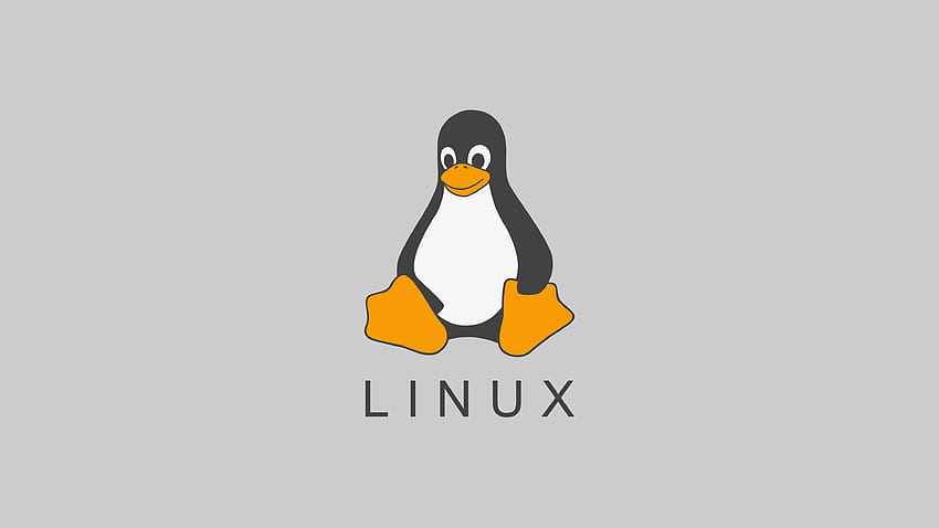 Linux Tux Minimalism 、コンピューター、、、背景、および 高画質の壁紙
