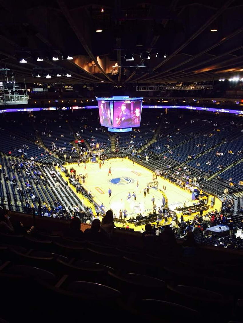 Oakland Arena, sekcja 227, siedziba Golden State Warriors, Oracle Arena Tapeta na telefon HD