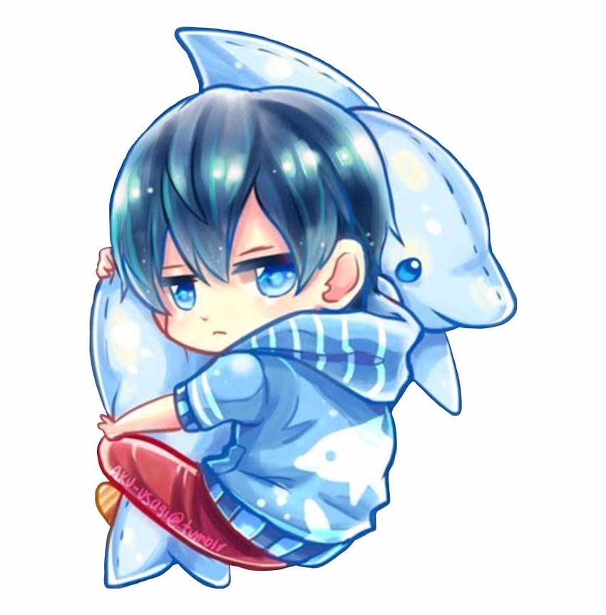 3D cute Anime Chibi Style boy character isolated on transparent background  Children Day Generative AI PNG 22581767 PNG