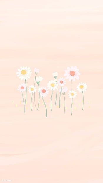 simple vector flower wallpaper