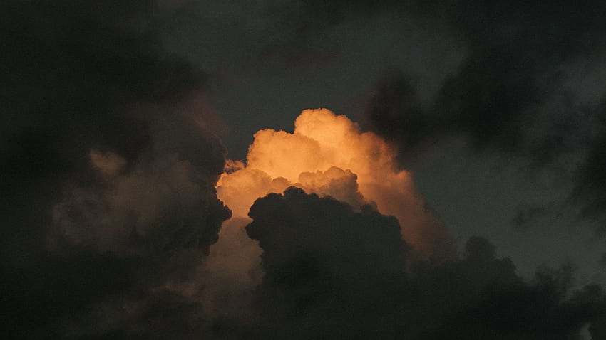 chmury, niebo, pochmurno, ciemność, pogoda panoramiczny 16:9 tło Tapeta HD