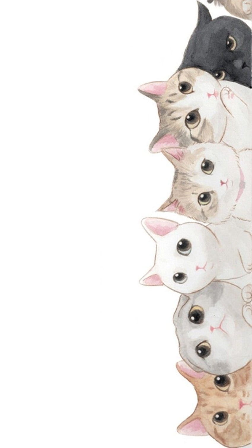 Private lock screen . Cat art, Cute , Cat, Cats HD phone wallpaper