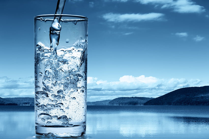 Water Sky Highball glass Nature alcohol drink sound, Drinking Water HD wallpaper