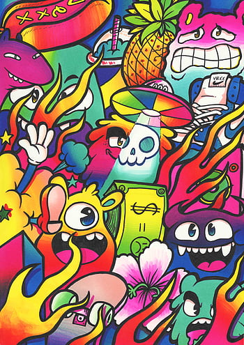 Vexx, Cool Doodle HD phone wallpaper | Pxfuel
