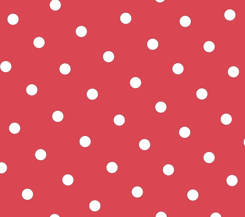 Polka Dot, Polka Dot Merah dan Putih Wallpaper HD