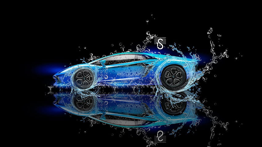 Lamborghini aventador water fantasy neon blue el tony cars tony kokhan  design black lamborghini water effect. Blue lamborghini, Lamborghini,  Lamborghini aventador, Neon Blue Lamborghini HD wallpaper | Pxfuel