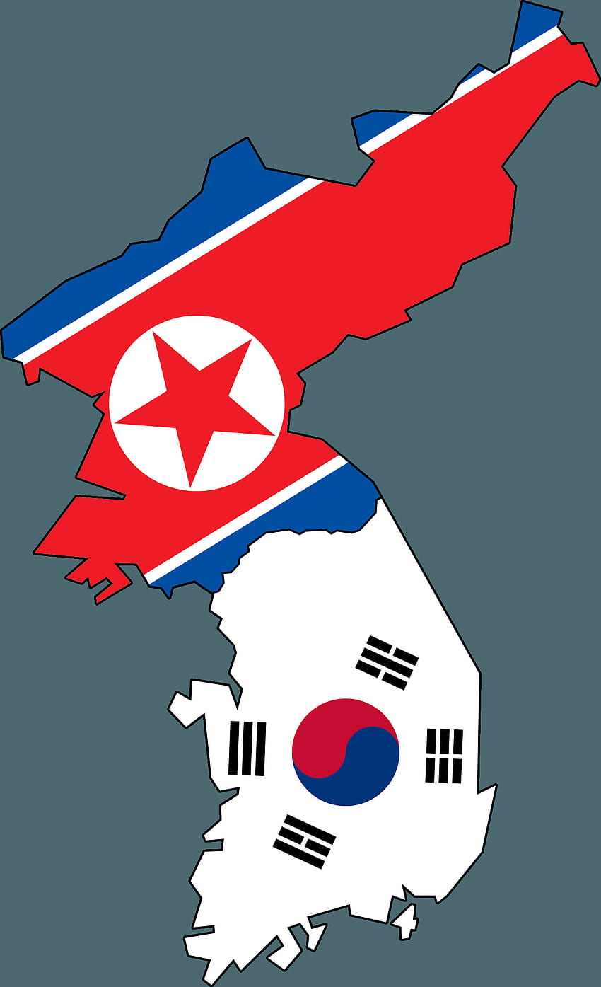 North and South Korea Flag. North & South Korea Flag Map No Jeju, Korean Flag HD phone wallpaper