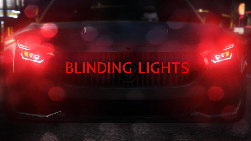 I tried recreating the introduction to The Weeknd's Blinding, The Weeknd Blinding Lights HD wallpaper