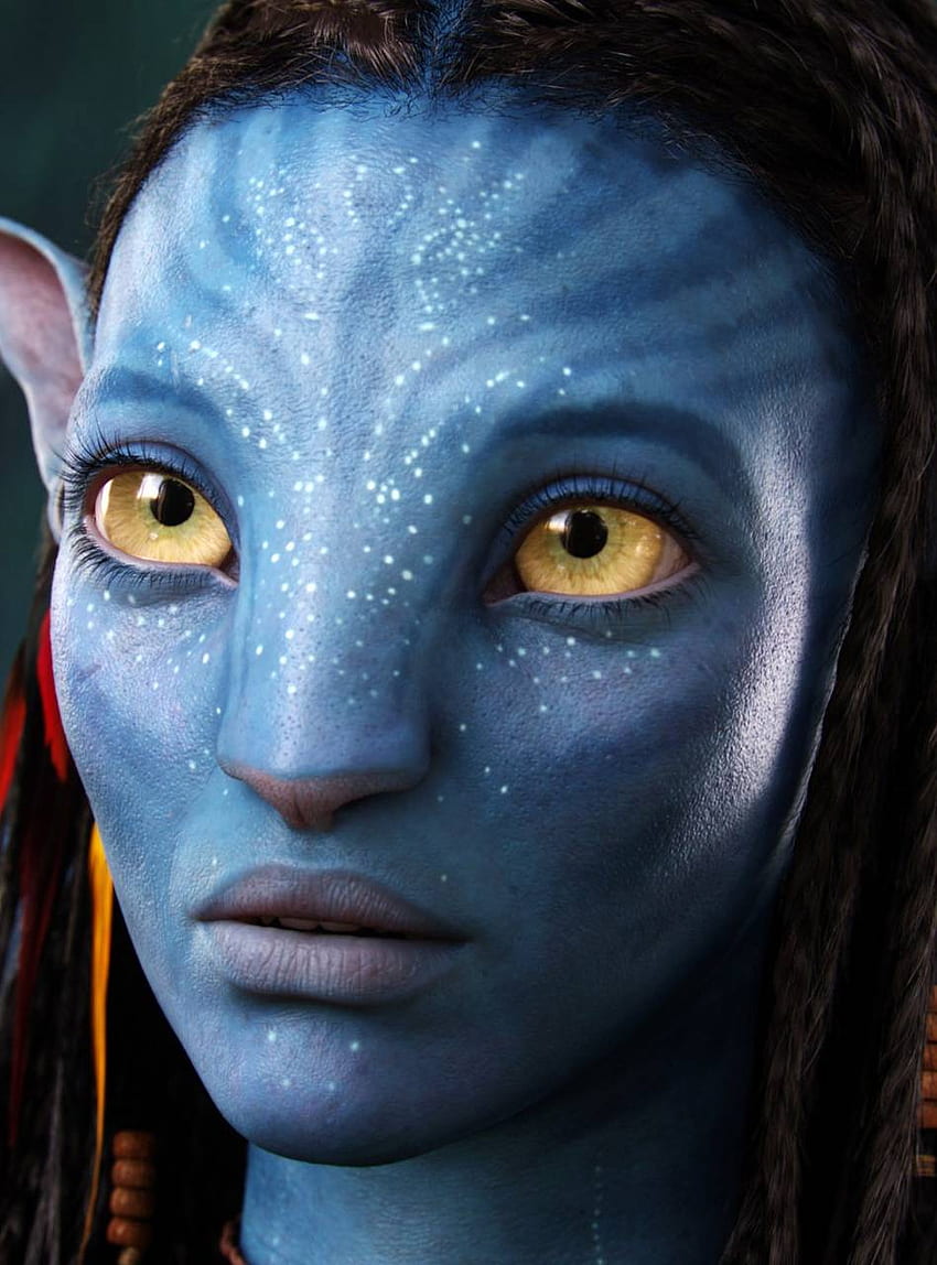 Avatar Neytiri, visage d'avatar Fond d'écran de téléphone HD