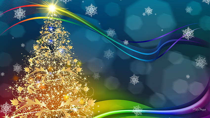 Golden Christmas Tree – Mid, Merry Christmas Tree HD wallpaper | Pxfuel