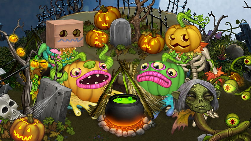 Get Ready for Spooktacle 2018 - Big Blue Bubble, My Singing Monsters HD wallpaper