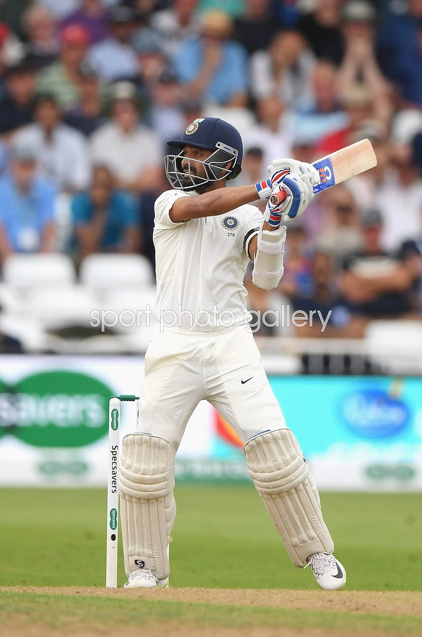 Ajinkya Rahane India v England Trent Bridge Test 2018 . Cricket Posters HD phone wallpaper