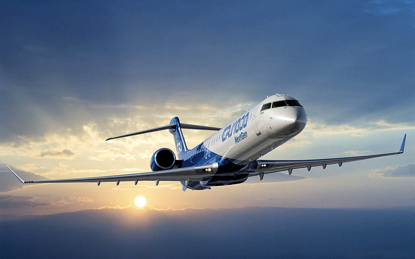 เบ็ดเตล็ด, เบ็ดเตล็ด, เครื่องบิน, เครื่องบิน, Bombardier, Crj 700, Series วอลล์เปเปอร์ HD