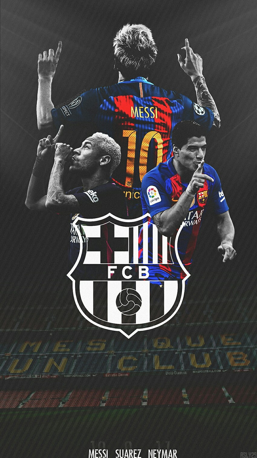 Messi Suarez Neymar HD phone wallpaper