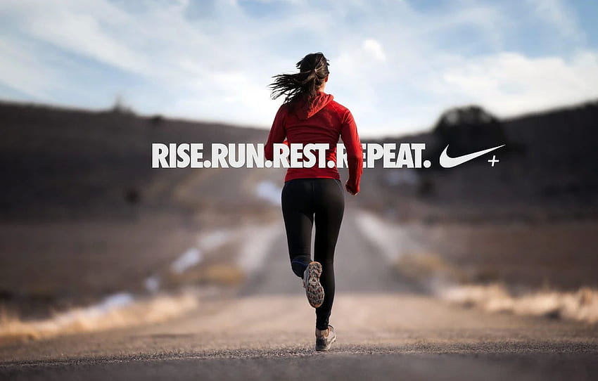 nike, run, running, running girl, nike+, Nike Training HD wallpaper