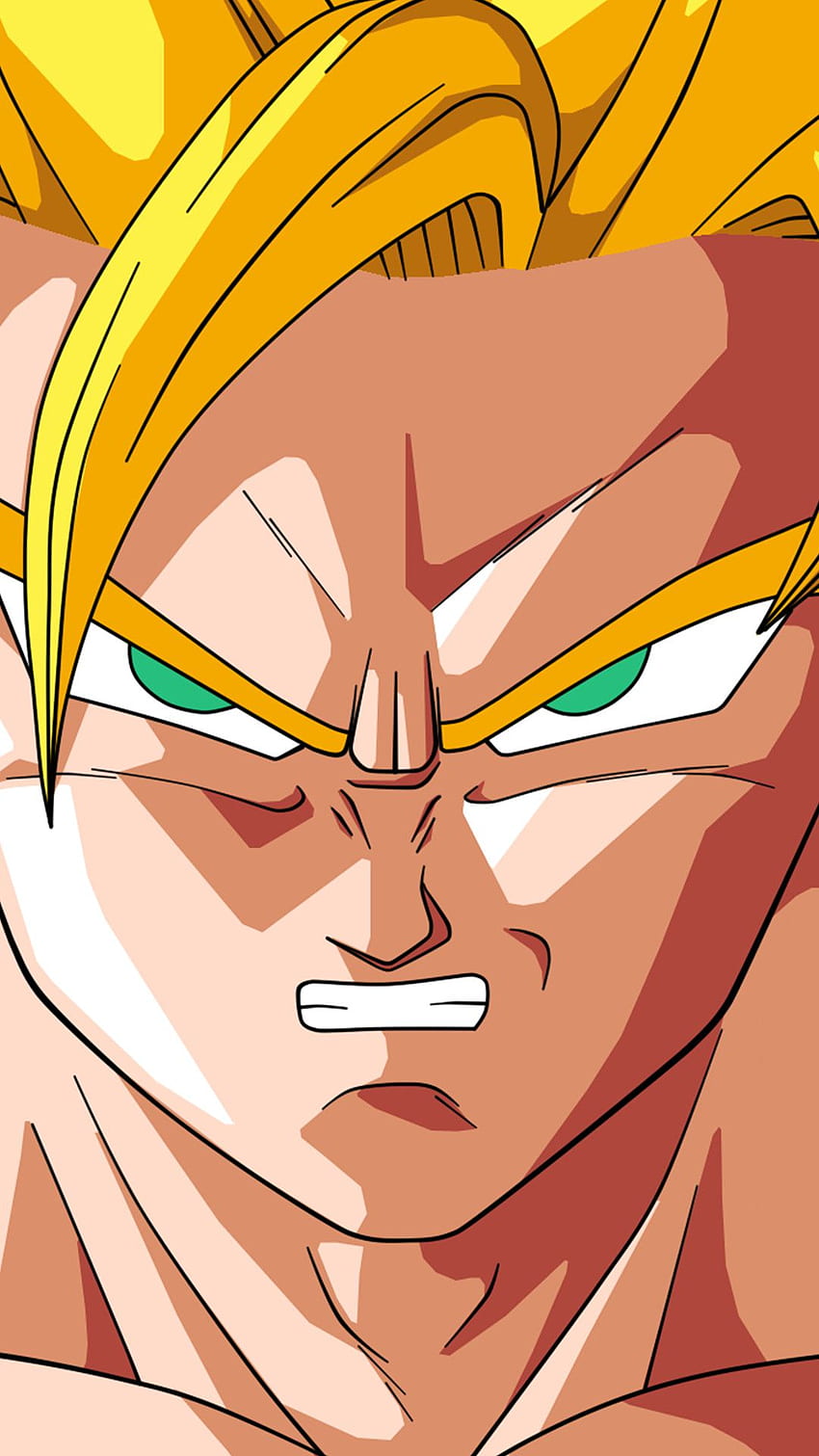 Goku louco, cara de Goku Papel de parede de celular HD
