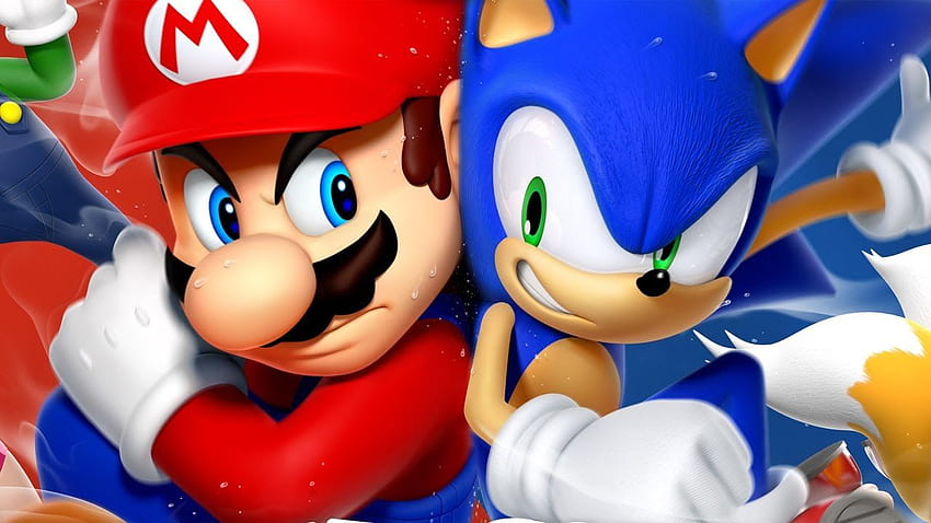 Mario VS Sonic Rap Battle Reaction!. МАРИО Е ДЕБЕЛА КОТКА!?! HD тапет