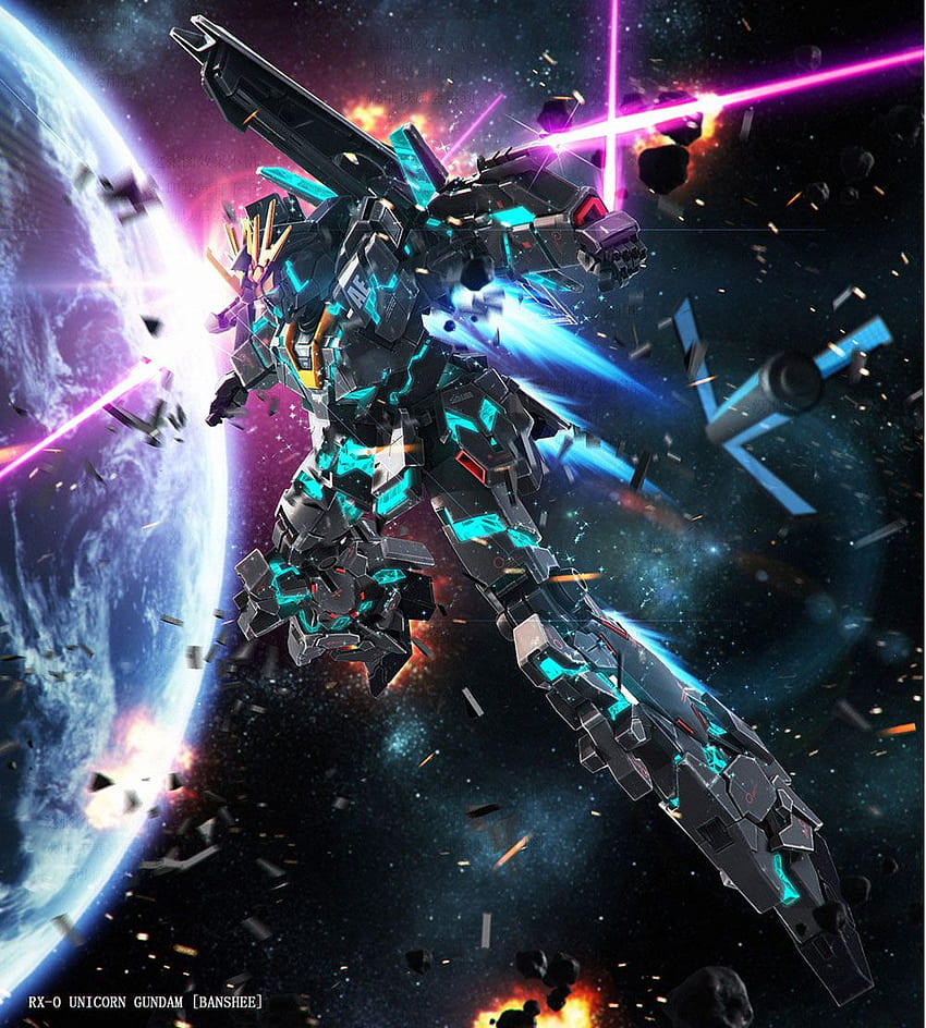 毕设思路, Gundam Banshee Sfondo del telefono HD