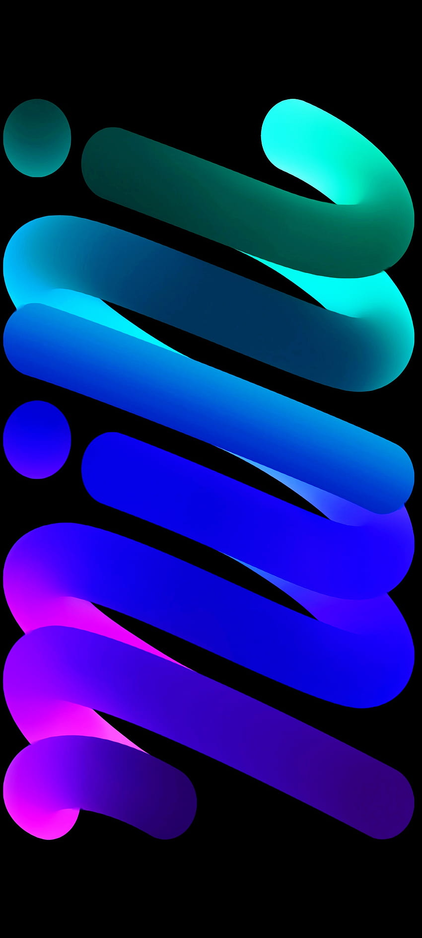 Neon Swirl, цветен HD тапет за телефон