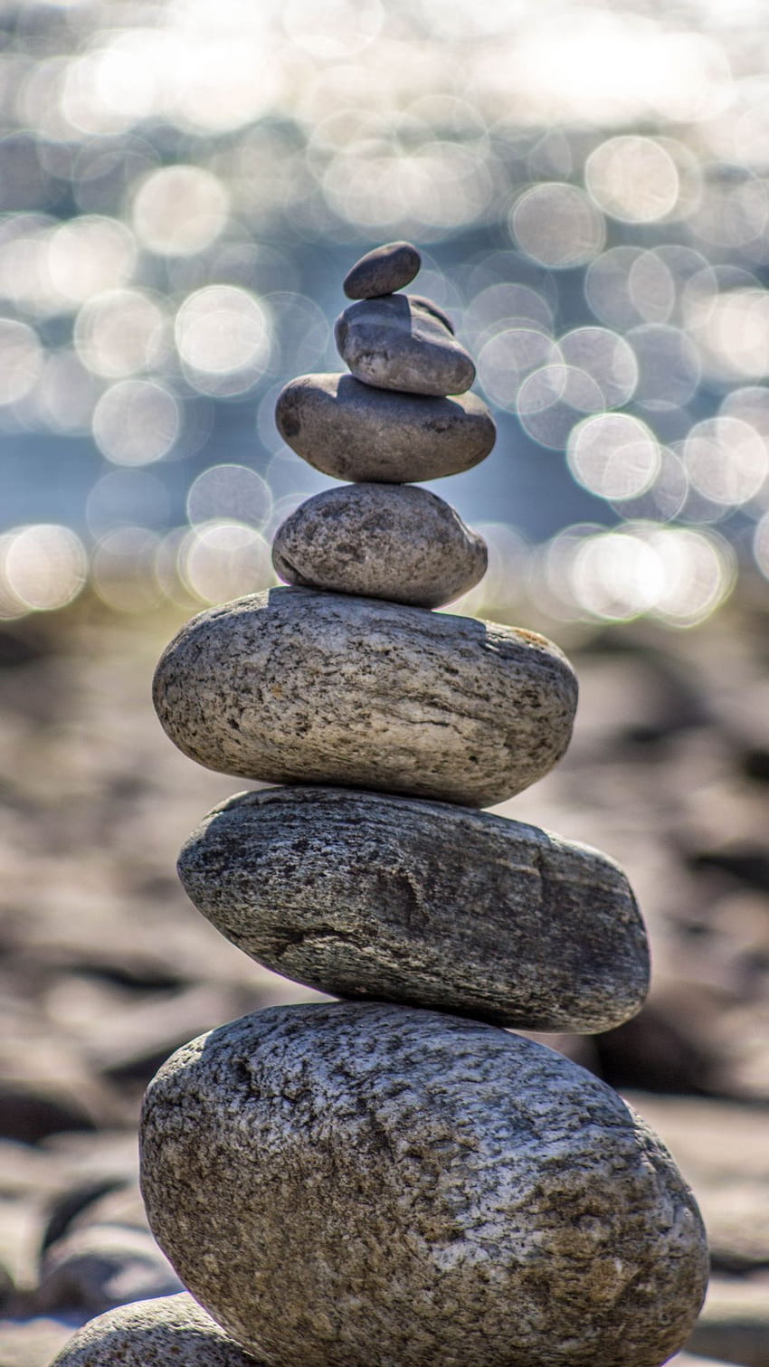 Rock, Balance, Stone iPhone, Environmental HD phone wallpaper