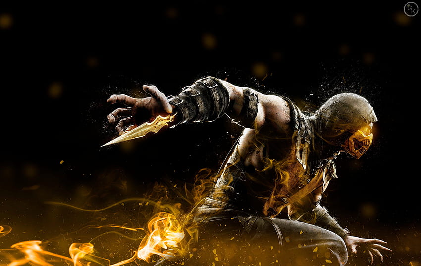 Cool Mortal Kombat Scorpion (strona 1), Awesome Mortal Kombat Tapeta HD