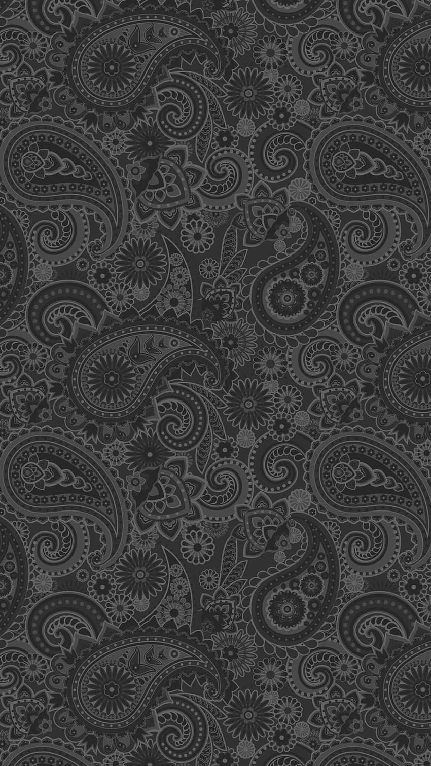 Schwarzes Paisley. Mandala, Hypebeast, schönes, schwarz-weißes Paisley HD-Handy-Hintergrundbild