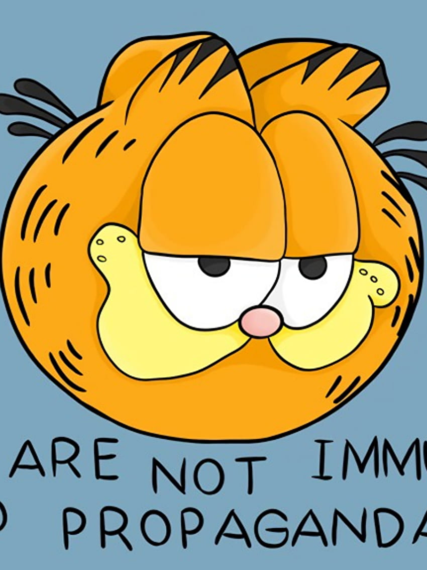 You Are Not Immune To Propaganda 1920 × 1080 :, Garfield HD phone wallpaper