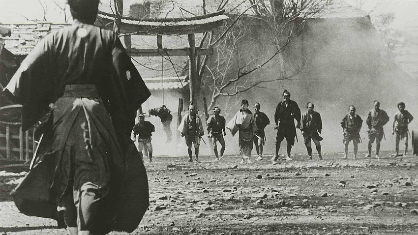 Sept Samouraïs, Akira Kurosawa Fond d'écran HD