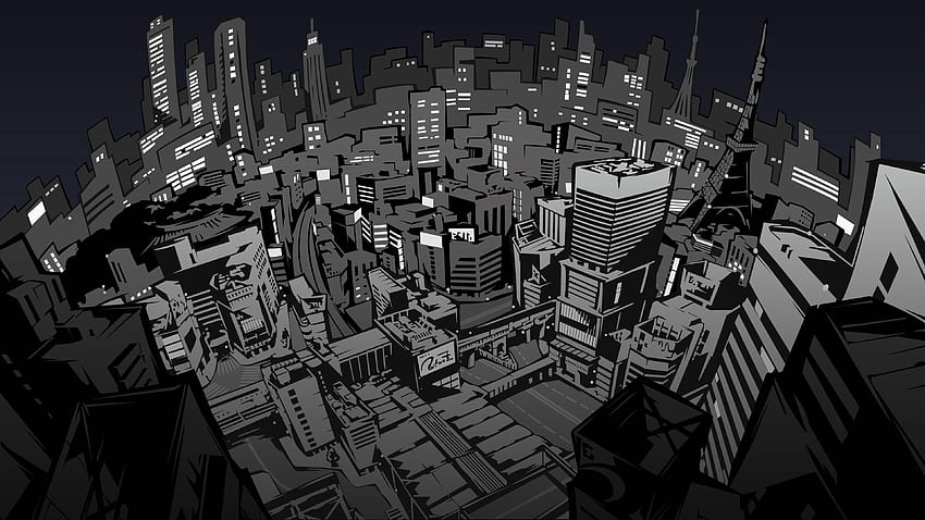 Persona 5, Ciudad de Persona 5 fondo de pantalla