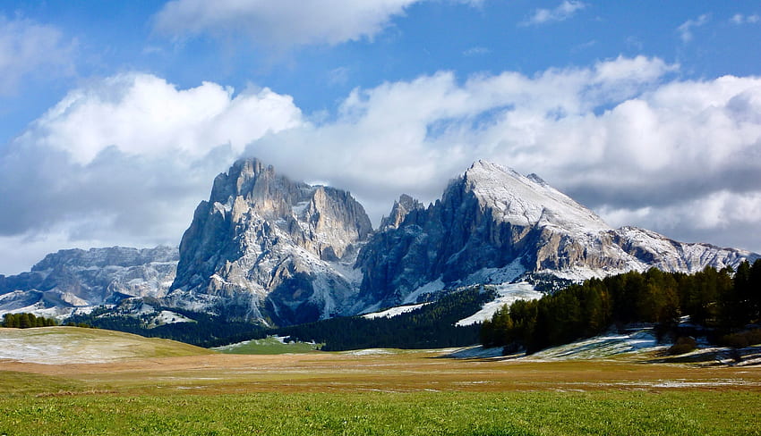Montanhas, Tirol do Sul, natureza, paisagem papel de parede HD