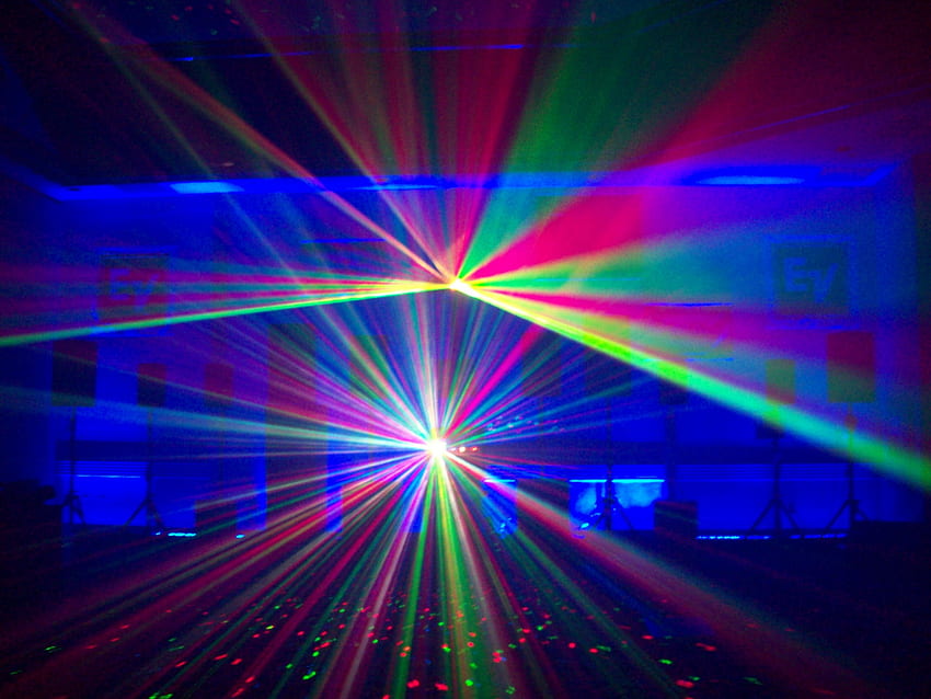 Nowe trójwymiarowe projektory do pokazów świetlnych laserowych — Pokazy świetlne laserowe — — Tapeta HD